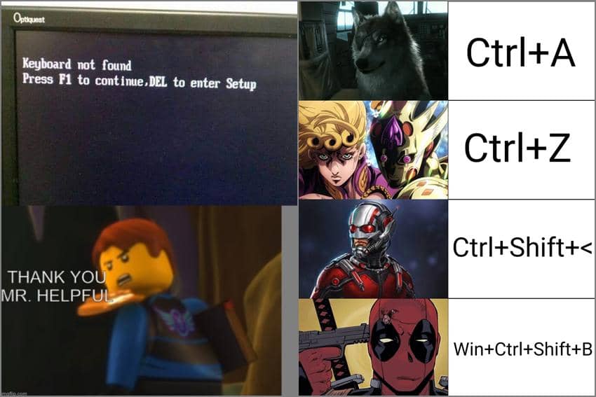 8 Meme Kartun tentang Keyboard, Ada Tombol yang Bikin Layar Hitam?