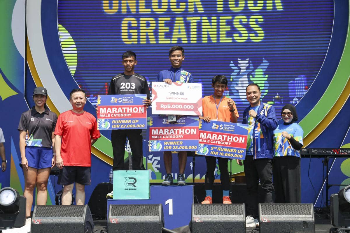 ISOPLUS Marathon 2026 Putar Ekonomi Surabaya hingga Rp74,78 Miliar