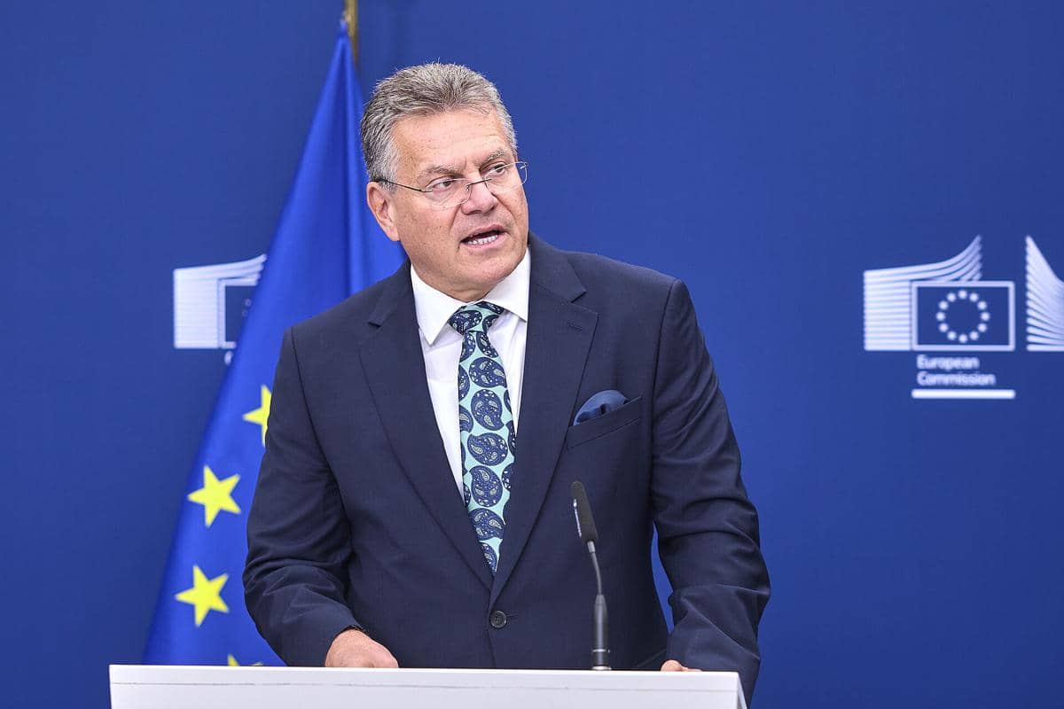 Komisaris Eropa untuk Perdagangan dan Keamanan Ekonomi Maroš Šefčovič