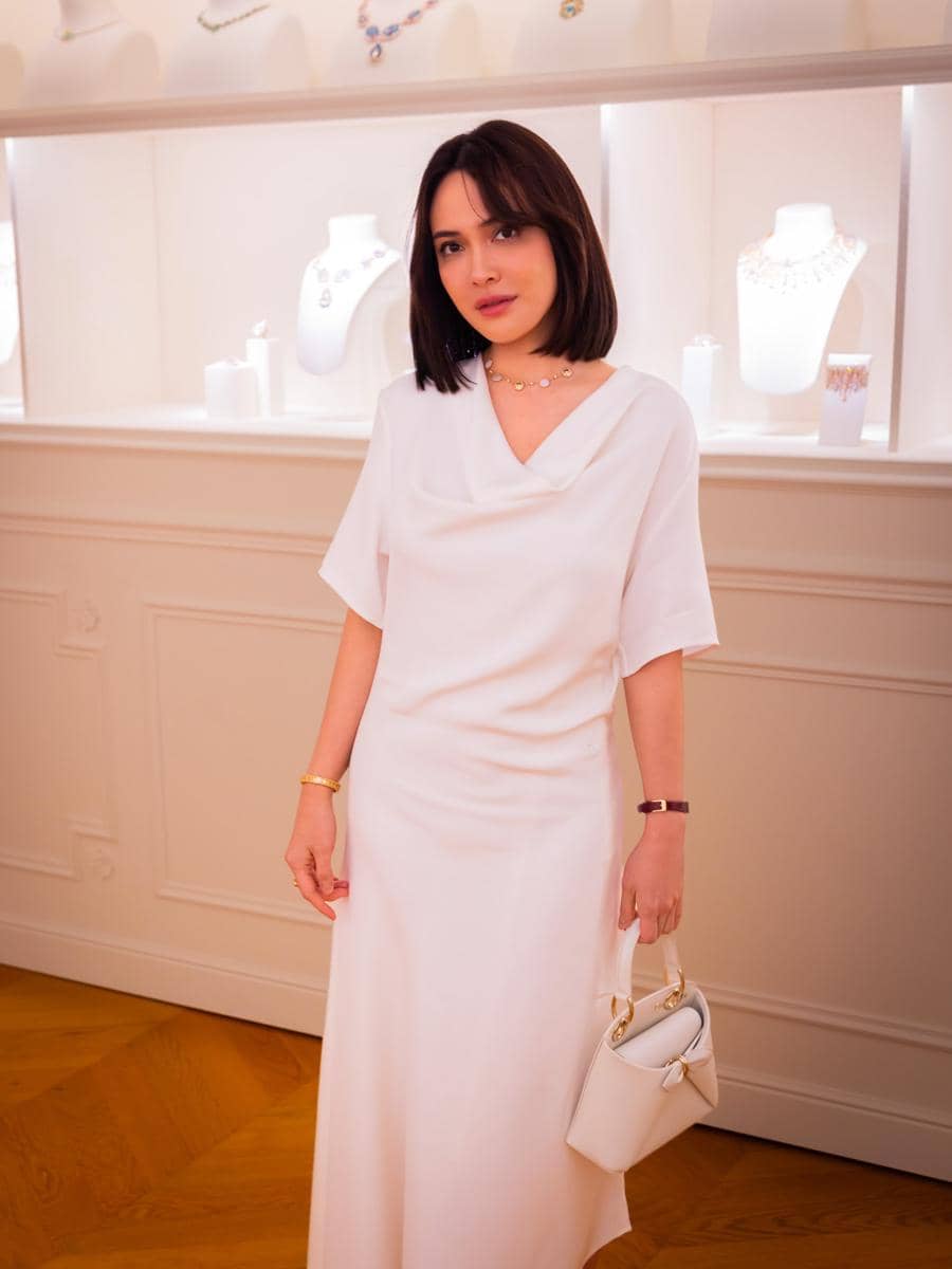 Gaya fashion Shandy Aulia di Villa Dior
