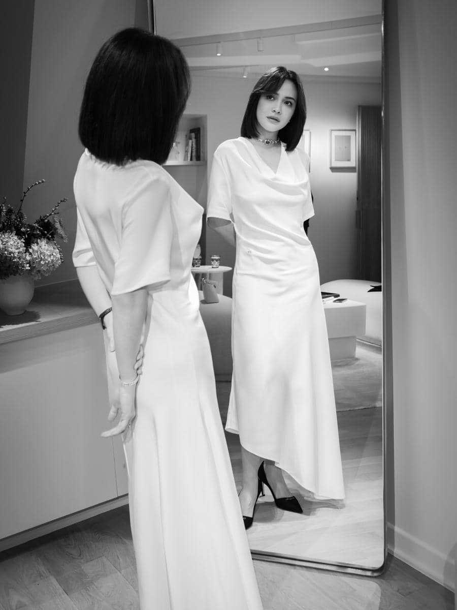 Gaya fashion Shandy Aulia di Villa Dior