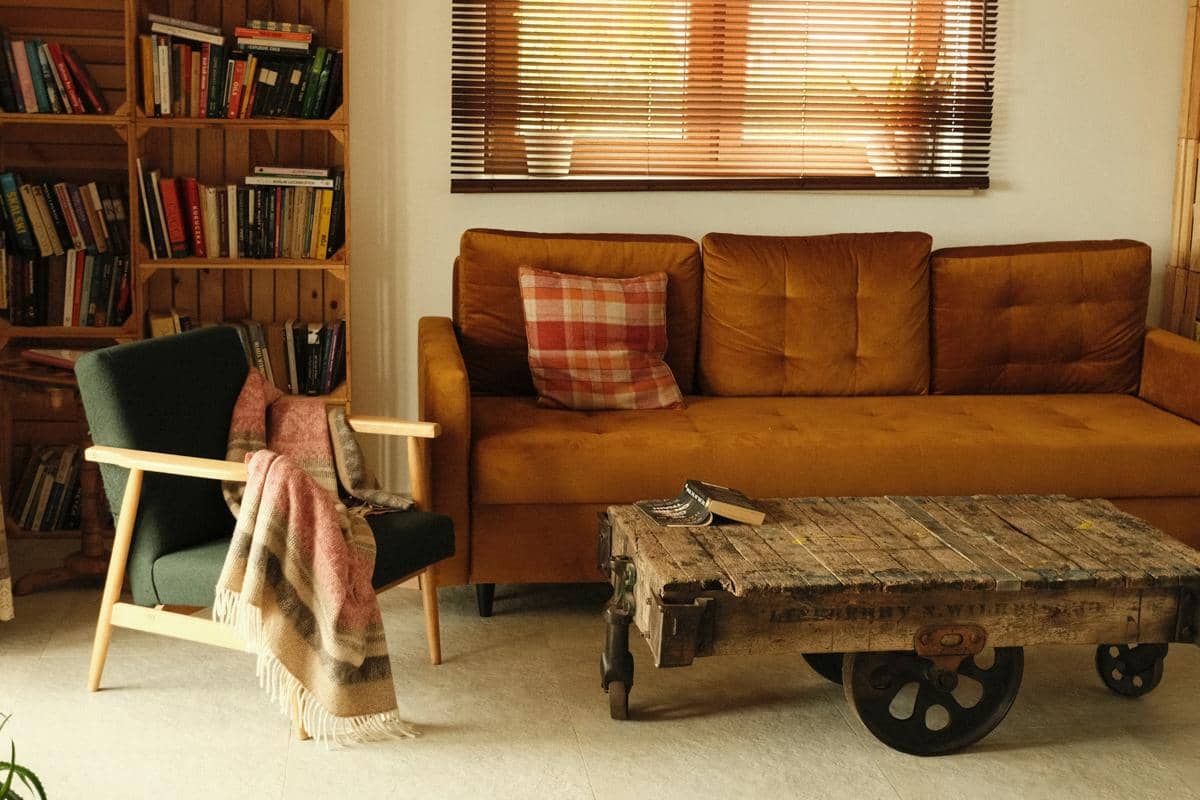 Ilustrasi desain interior burrowcore