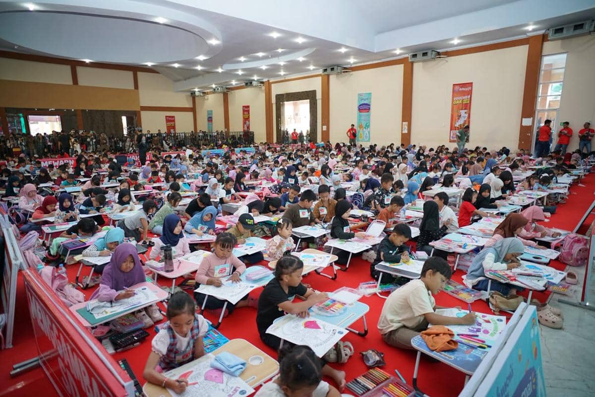 Lomba Mewarnai Alfamart dan Johnson’s Baby di Medan Diikuti 1.200 Anak