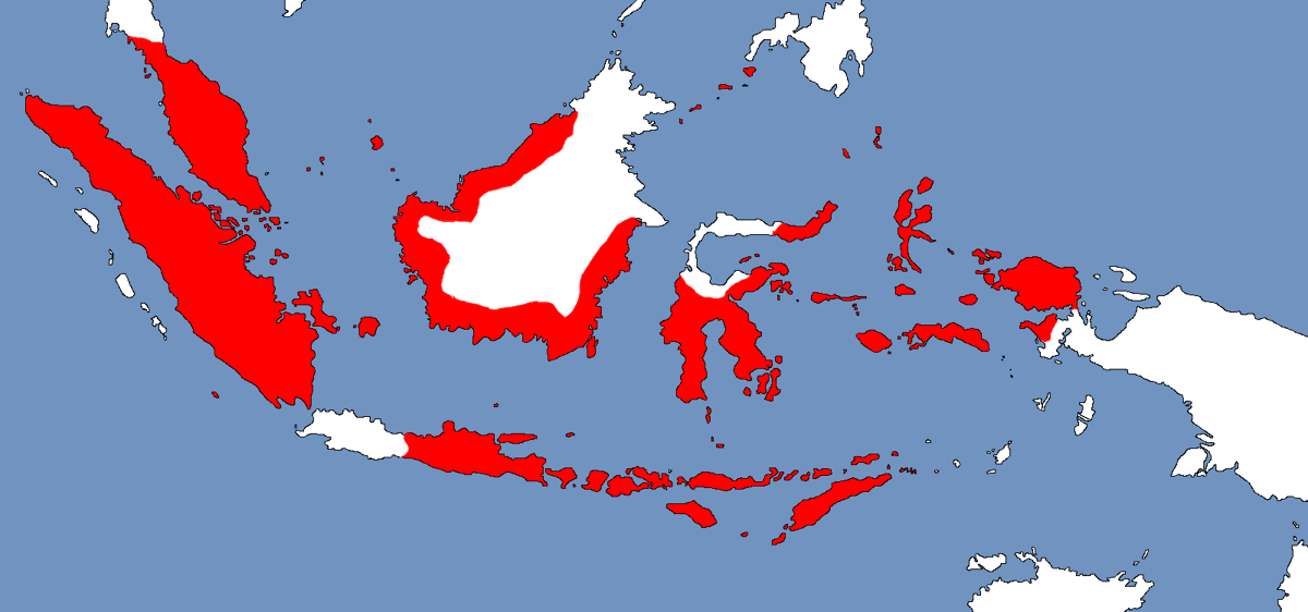 ilustrasi wilayah Kerajaan Majapahit