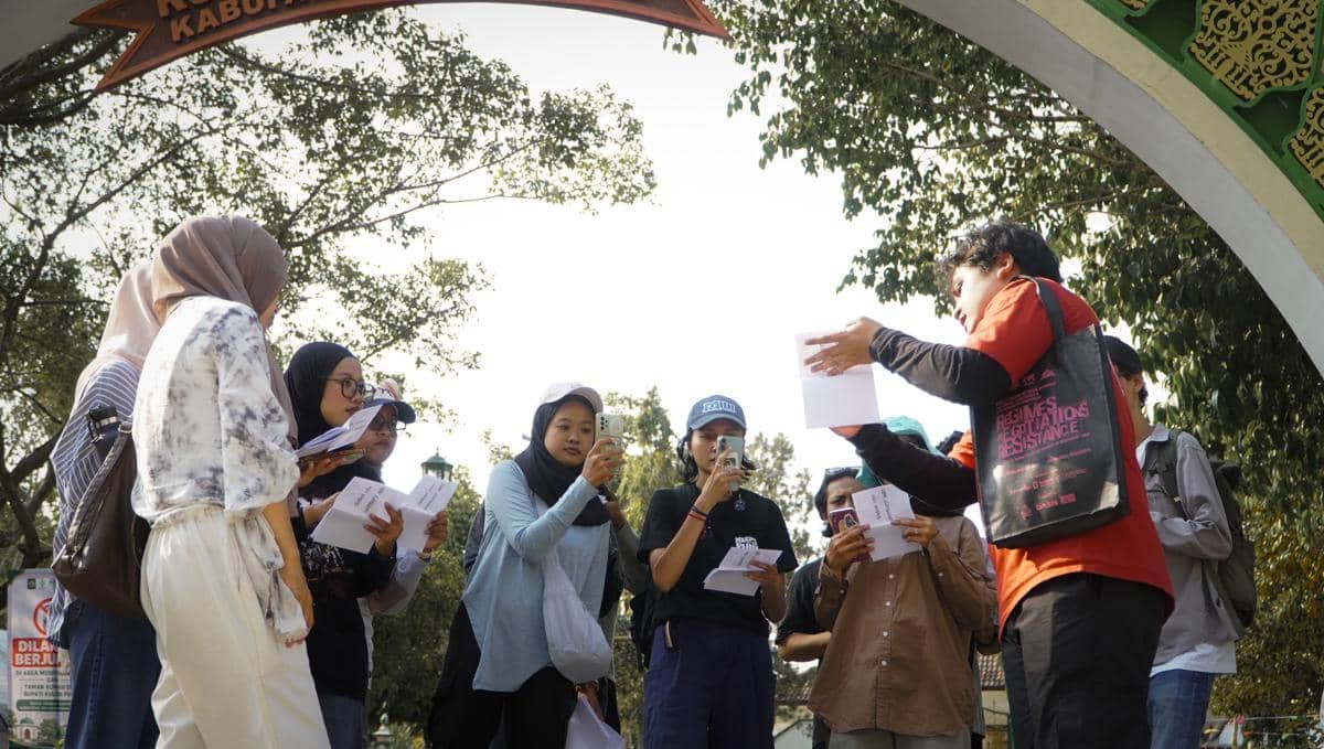 Kegiatan Lebaran Komunitas Thukul Land di Kulon Progo