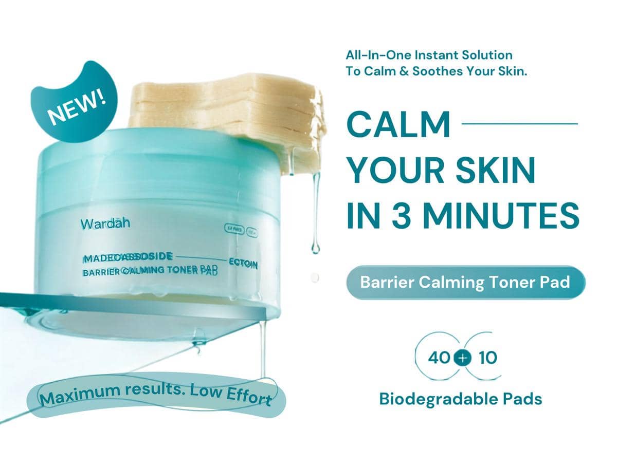Wardah - Toner Pad Madecassoside Ectoin Barrier Calming
