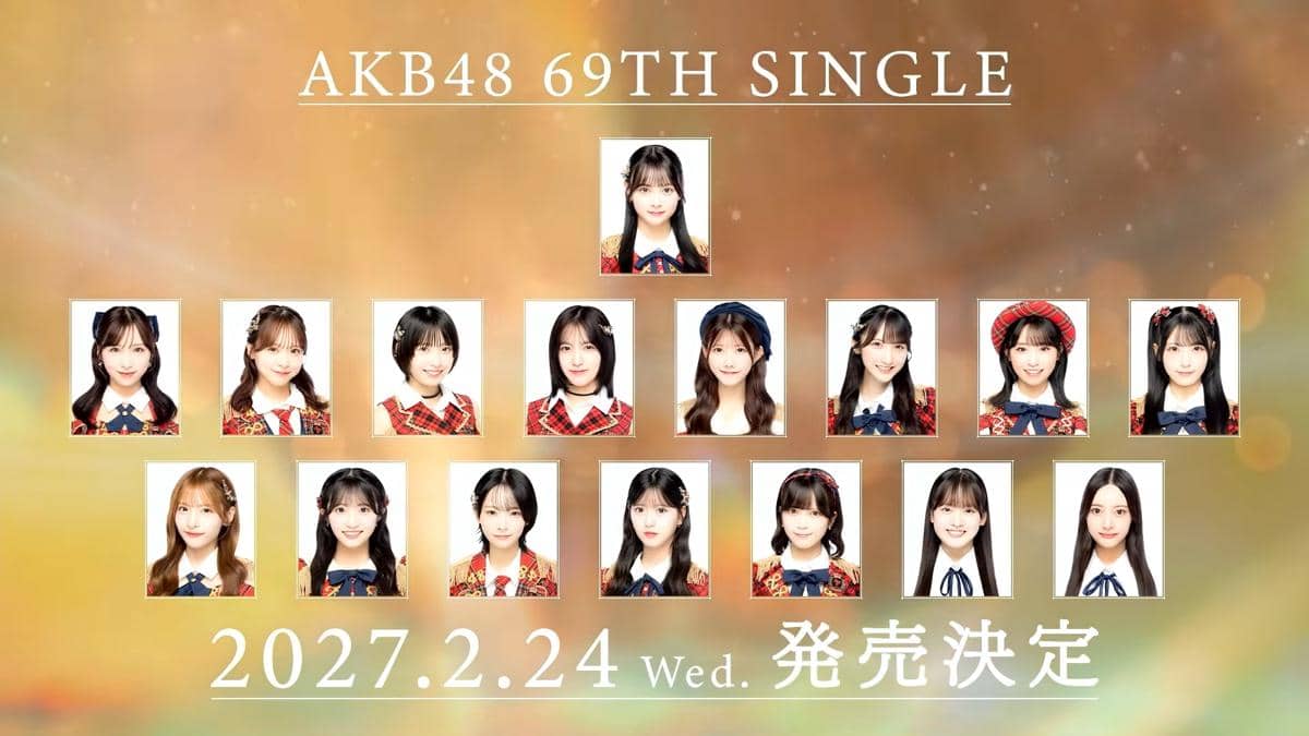 Sejumlah anggota AKB48 tampil dalam pengumuman senbatsu untuk singel ke-69 melalui kanal YouTube resmi.