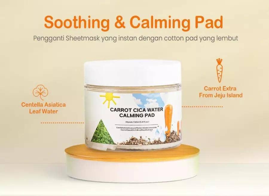Dewpre - Carrot Cica Water Calming Pad