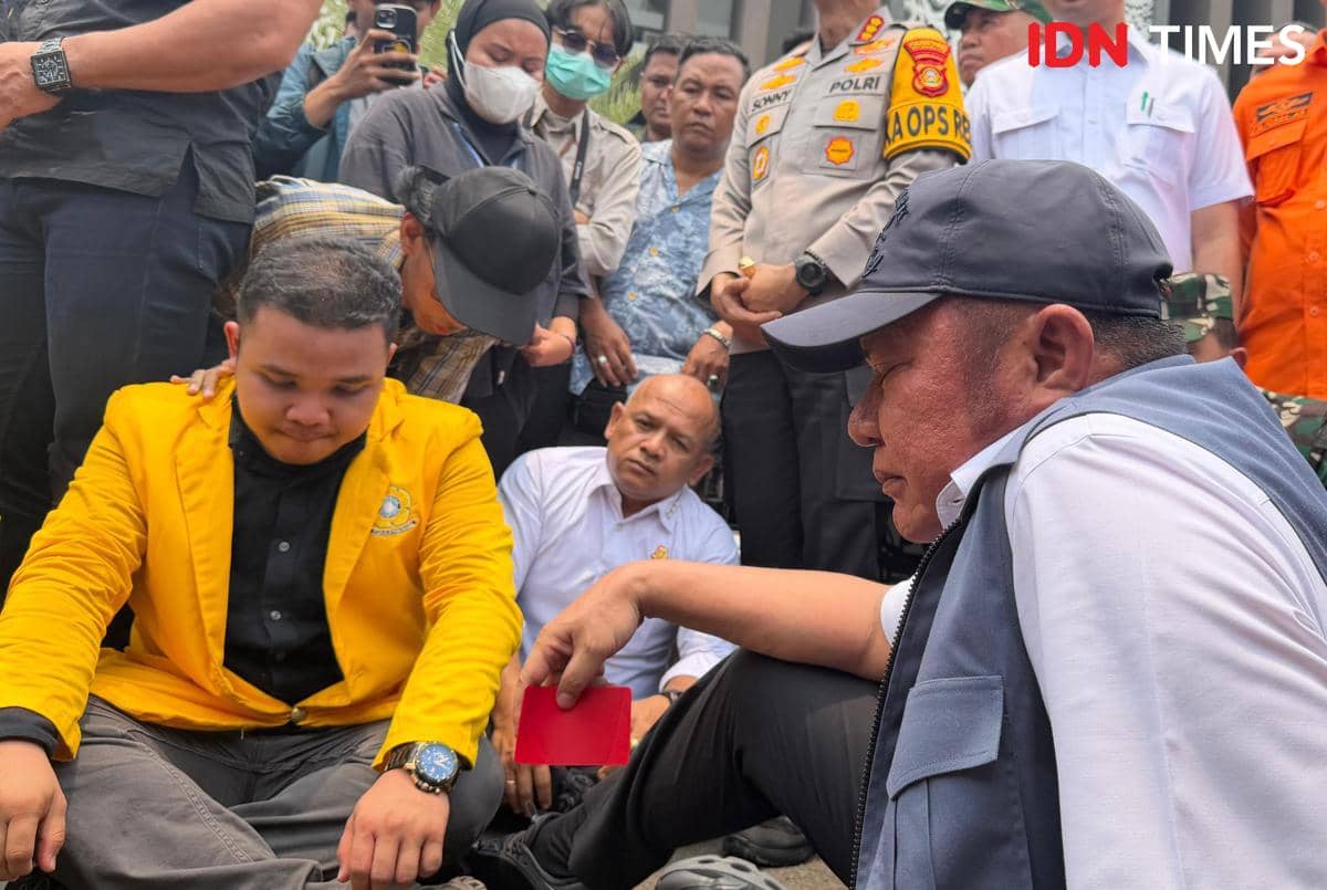 Didemo Mahasiswa soal Karhutla, Herman Deru Akhirnya Minta Maaf