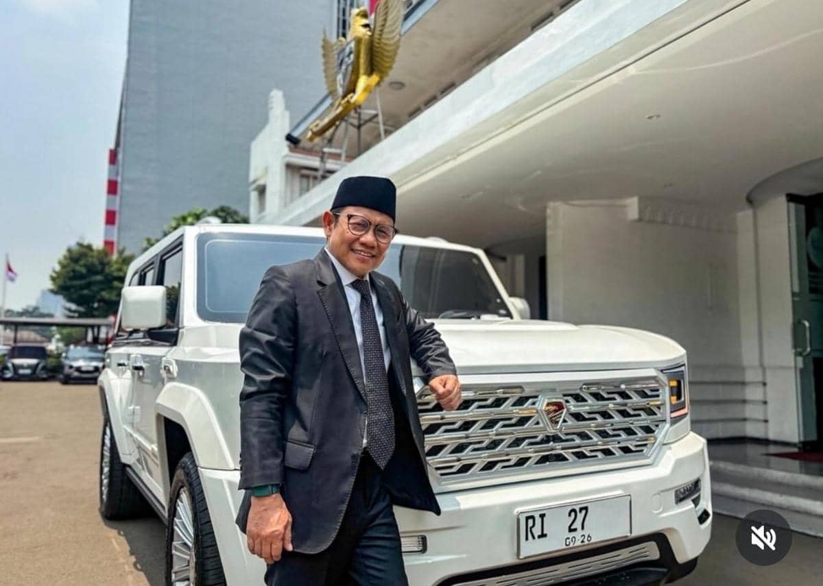 Mobil Maung Pindad jadi kendaraan dinas Menteri Kabinet Merah Putih (Instagram/@cakiminnow)