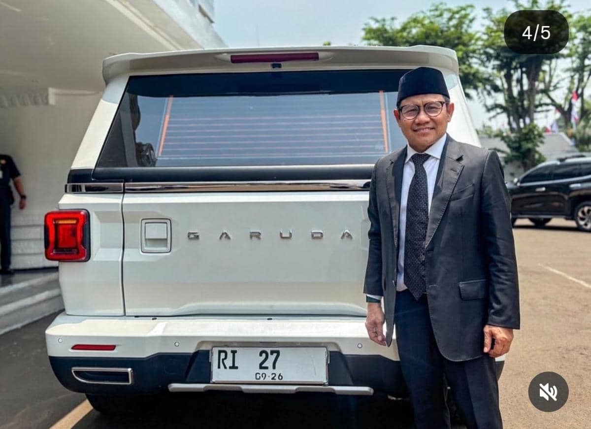 Mobil Maung Pindad jadi kendaraan dinas Menteri Kabinet Merah Putih (Instagram/@cakiminnow)