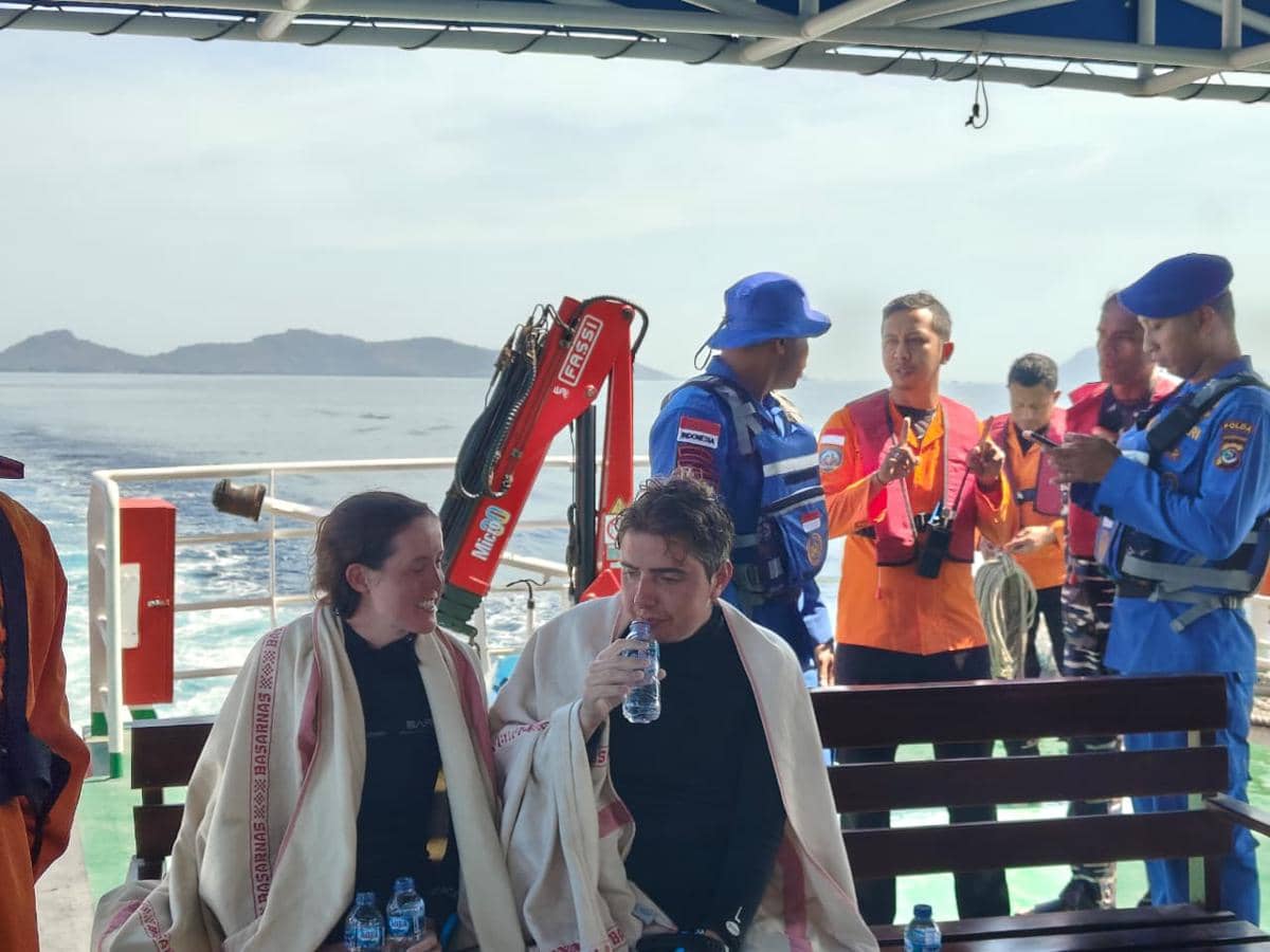 Penyelam asal Irlandia ditemukan terapung di laut Sikka setelah terbawa arus dari Pulau Panga Batang.