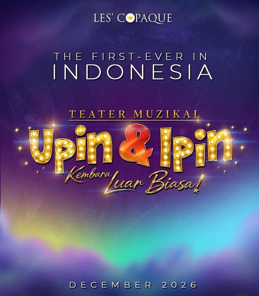 Tampilan karakter animasi Upin & Ipin dalam materi tayangan dari kanal YouTube Les’ Copaque Production.