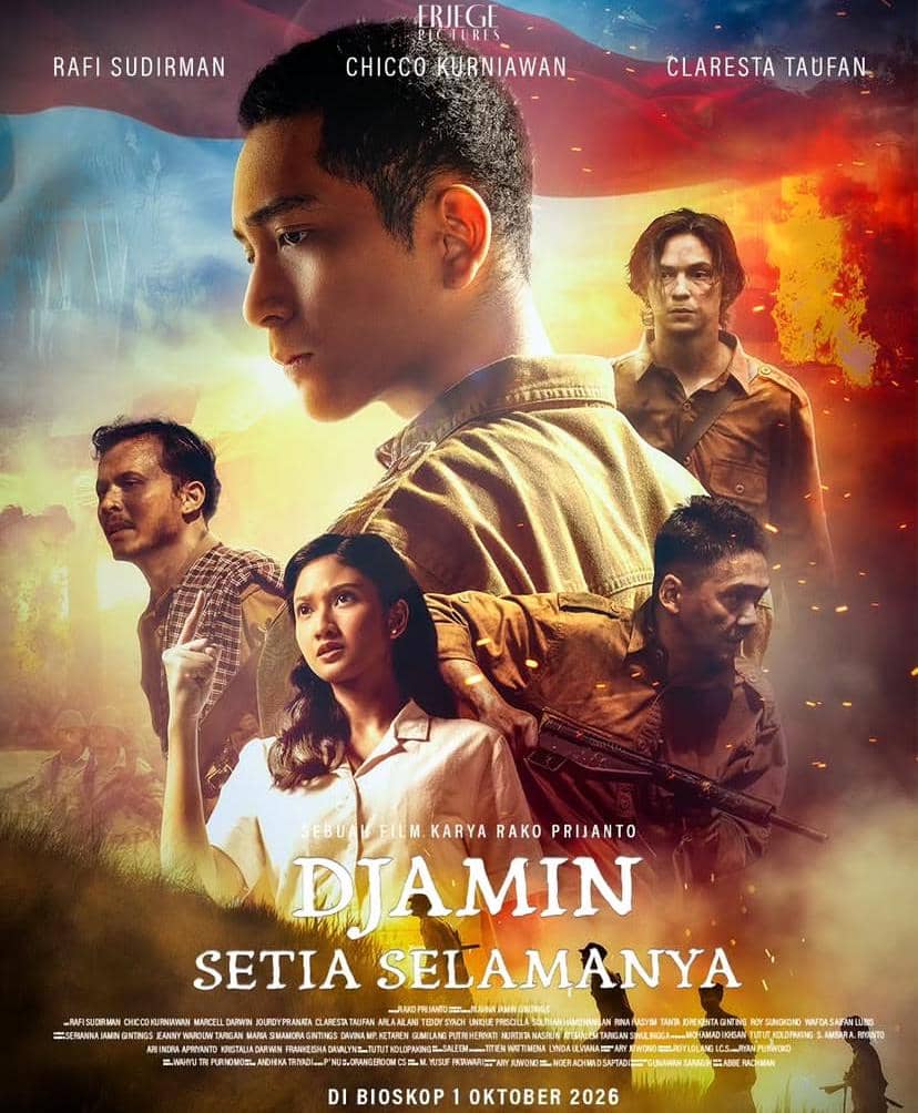 Poster film Djamin Setia Selamanya yang tercantum dalam unggahan akun Instagram djaminsetiaselamanya.