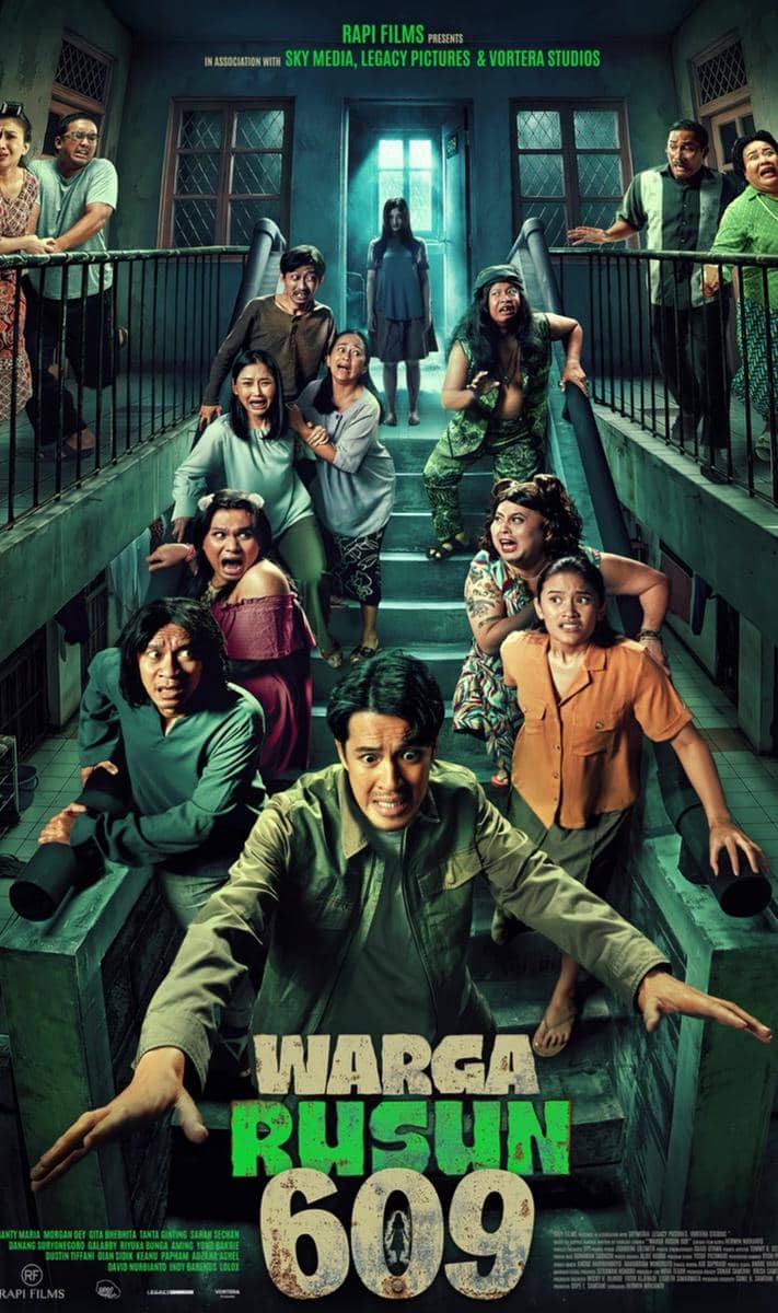 Poster promosi film Warga Rusun 609 dari Rapi Films yang diunggah melalui akun Instagram milik Rapi Films.