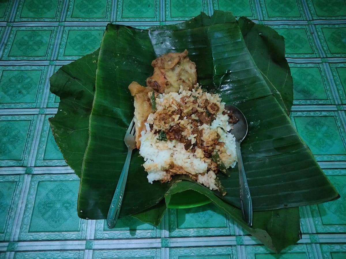 ilustrasi nasi pecel