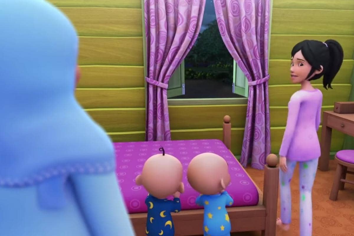 Cuplikan episode Lembaga Hitam di serial Upin & Ipin