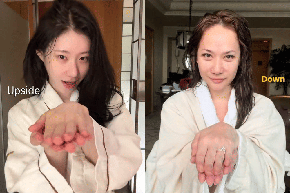 Potret Chaeryeong ITZY dan Bunga Citra Lestari ikutan tren Upside Down di TikTok (tiktok.com/itzyofficial/itsmebcl_)