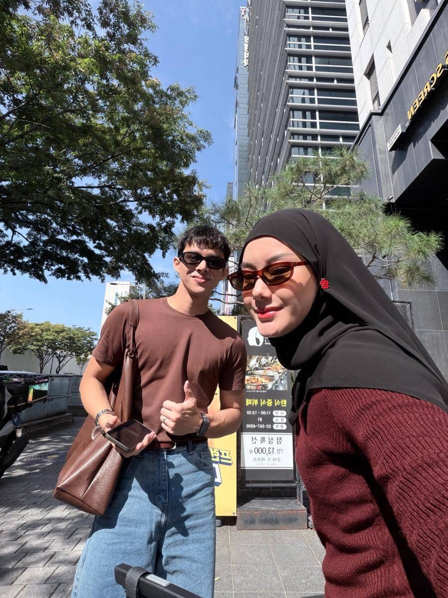 Dinda Hauw dan Rey Mbayang kencan berdua di Seoul