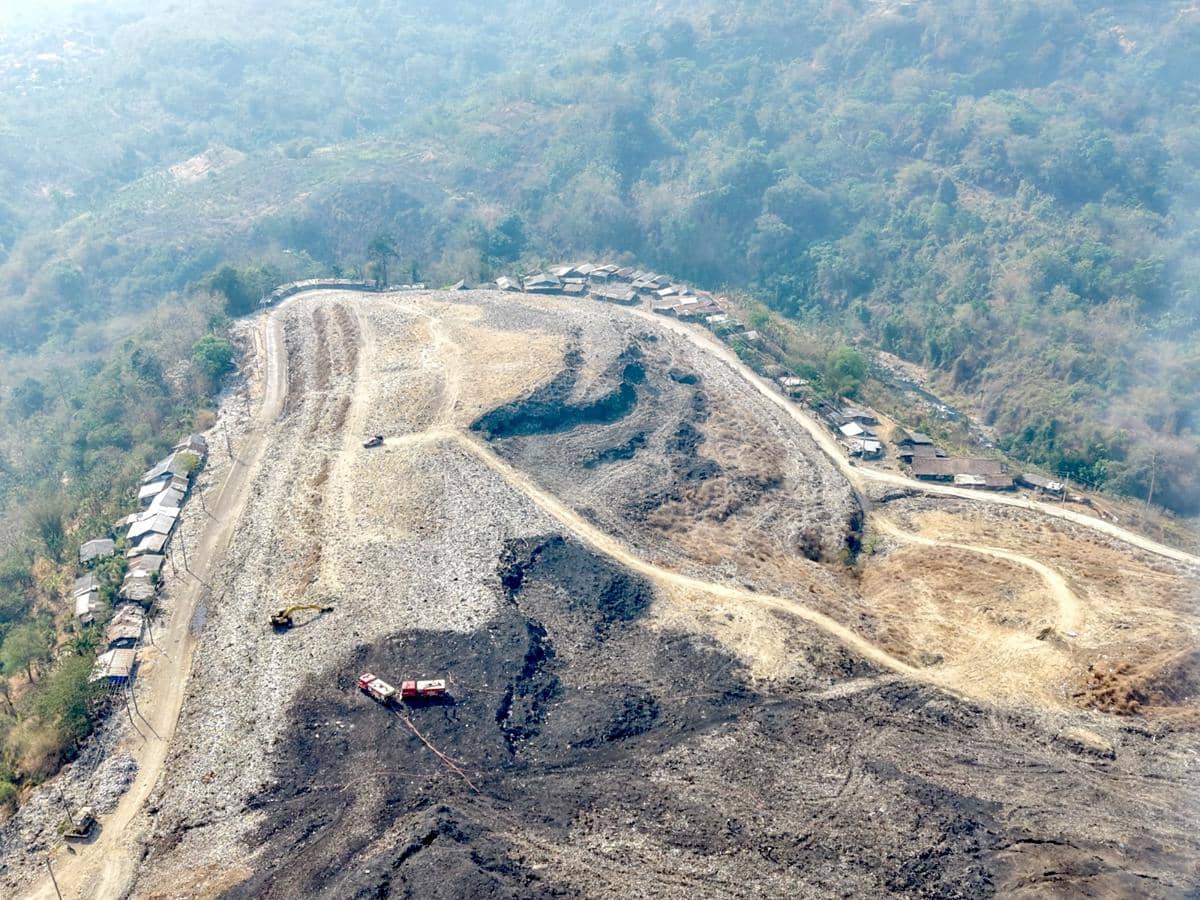 kebakaran, tpa jatibarang, sampah