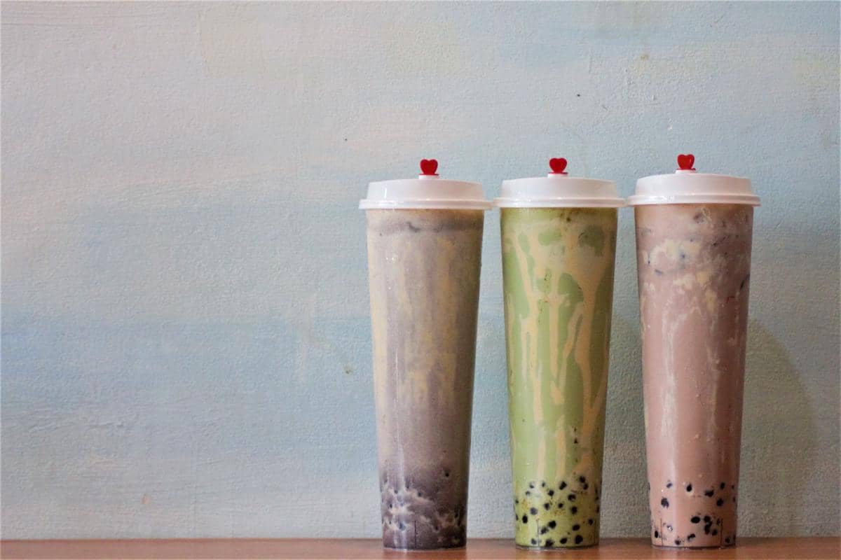 Ilustrasi taro matcha 