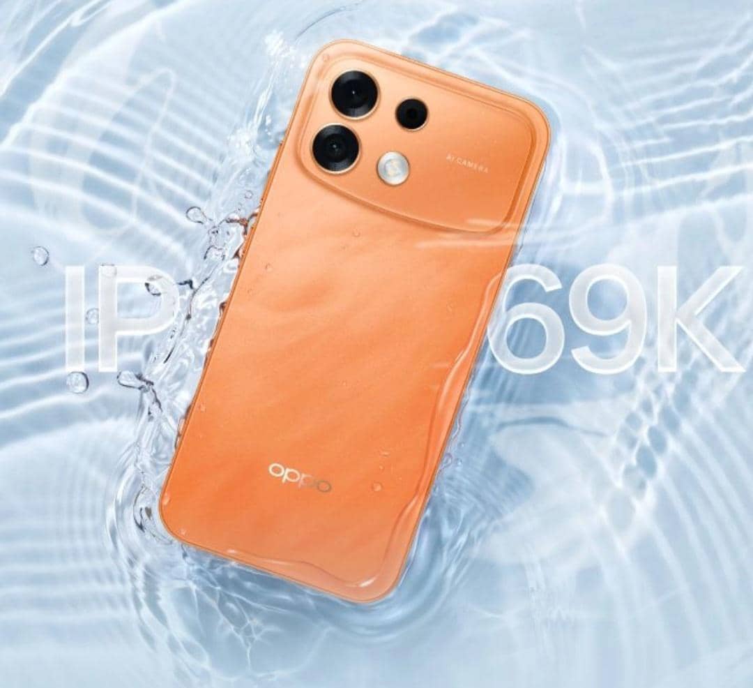 ilustrasi OPPO F35 Pro yang tahan air