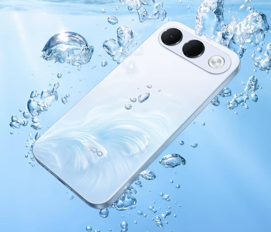 ilustrasi OPPO F35 yang tahan air