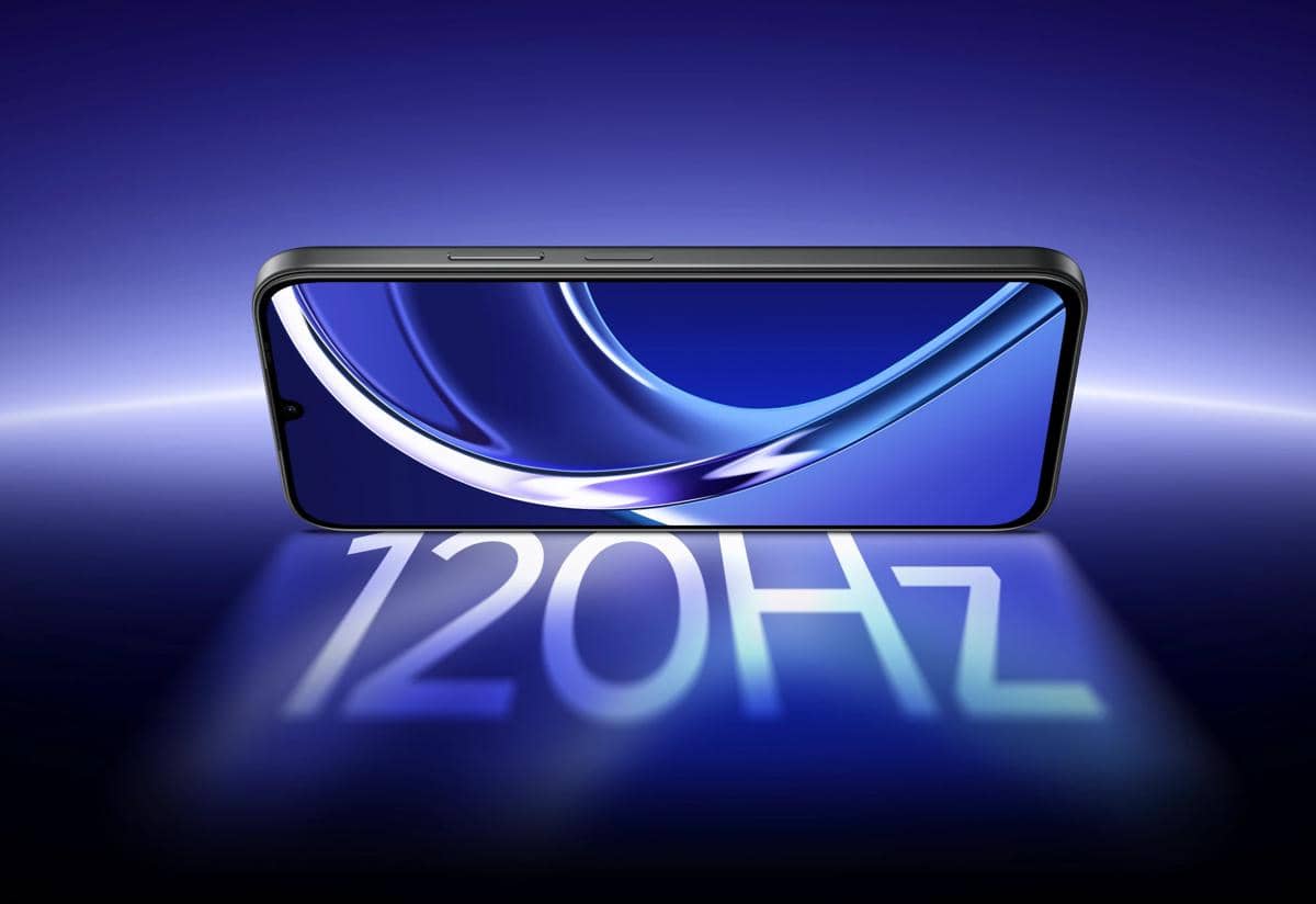 ilustrasi layar 120Hz realme P4s Lite 