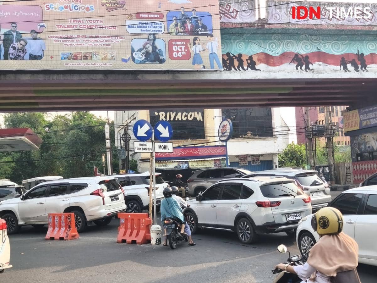 Suasana kemacetan di MBK