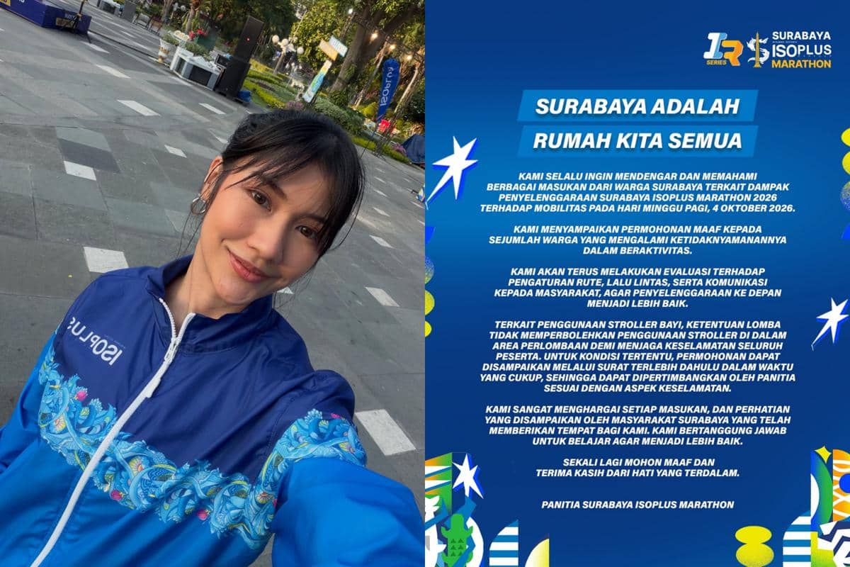 Olivia MCI8 Minta Maaf Usai Pakai Stroller di Surabaya ISOPLUS Maraton