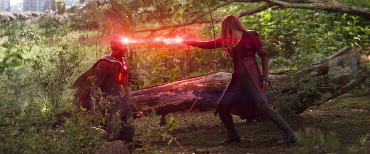 Still film Avengers: Infinity War produksi Marvel Studios yang menampilkan adegan dari film pahlawan super tersebut.
