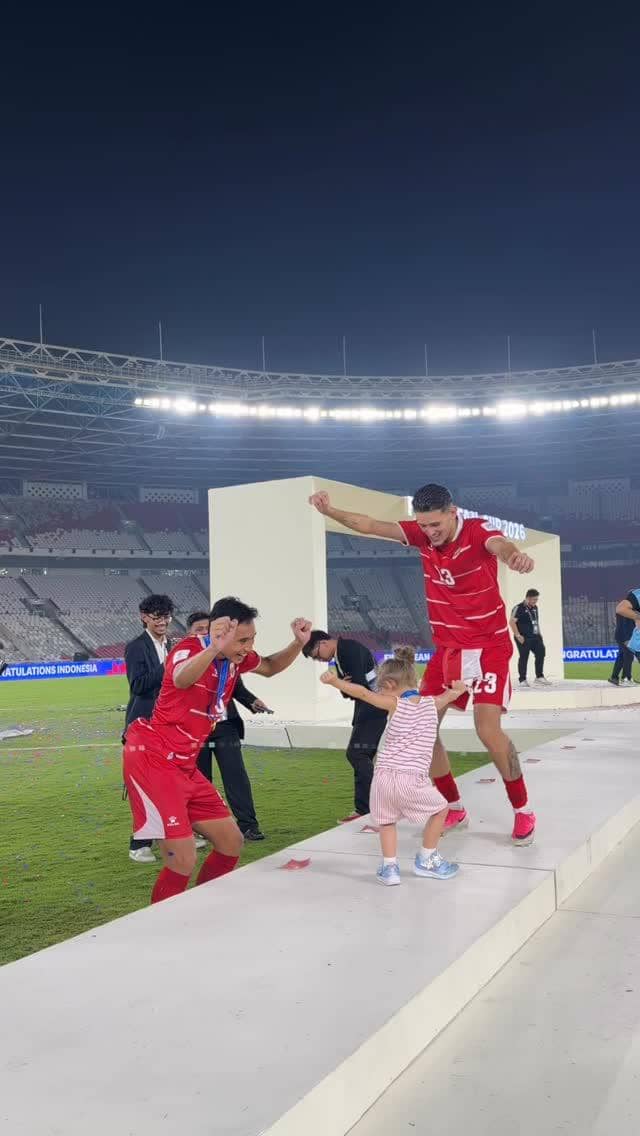 Kamari merayakan timnas yang menjuarai FIFA ASEAN Cup 2026 dalam unggahan Instagram dengan suasana penuh kegembiraan.