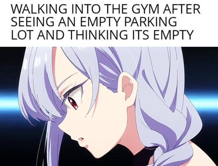 meme anime tentang parkiran