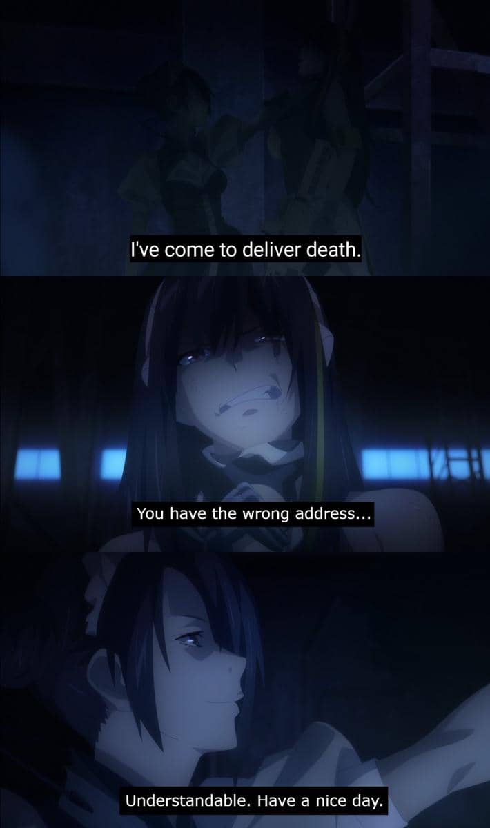 meme anime tentang kurir