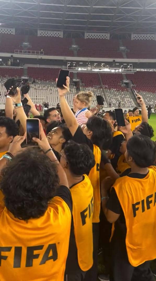 Kamari merayakan keberhasilan timnas Indonesia menjadi juara FIFA ASEAN Cup 2026 dalam unggahan Instagram.
