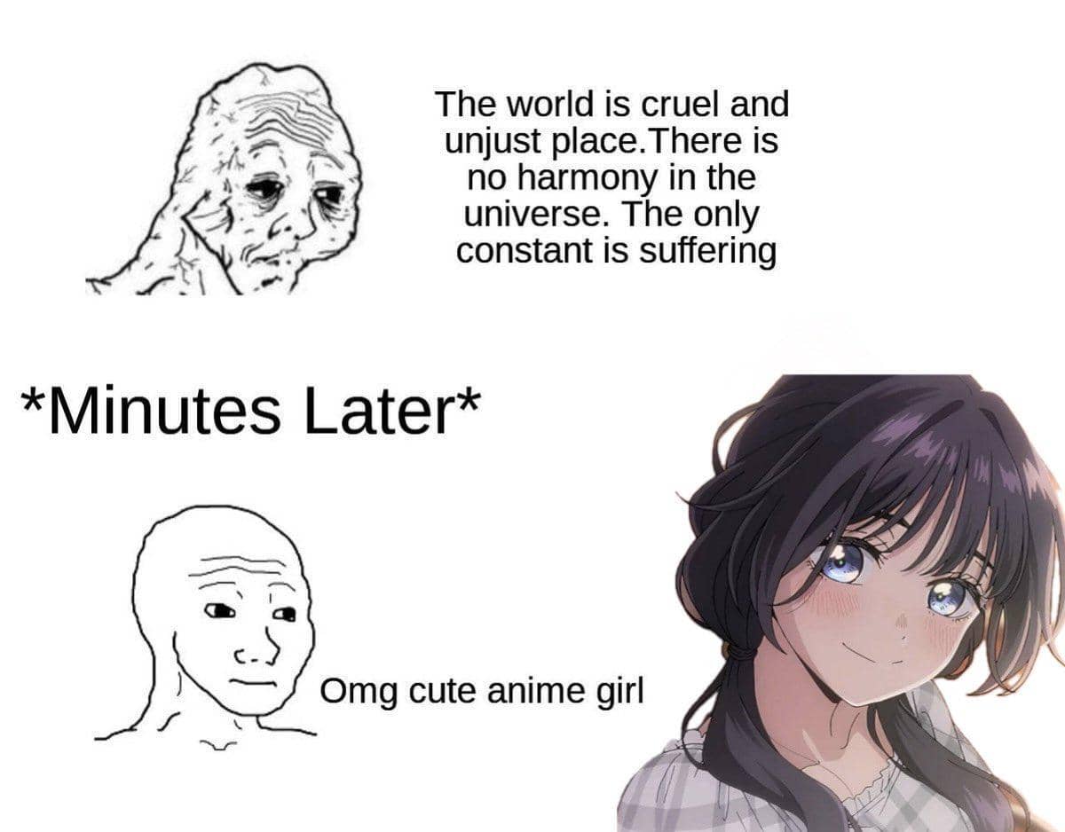 meme anime tentang terapi