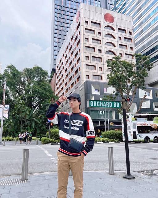 OOTD Liburan ke Luar Negeri ala Gulf Kanawut
