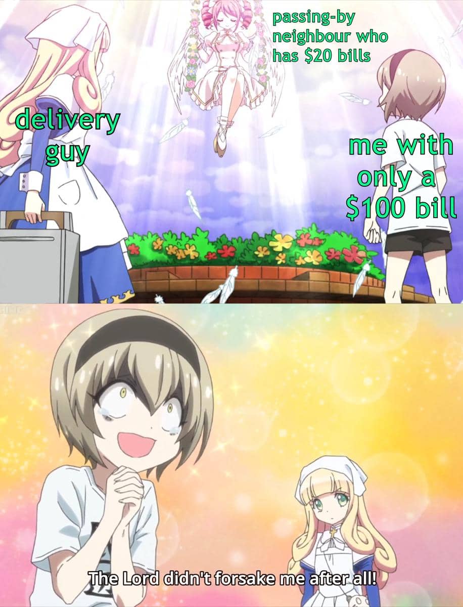 meme anime tentang kurir