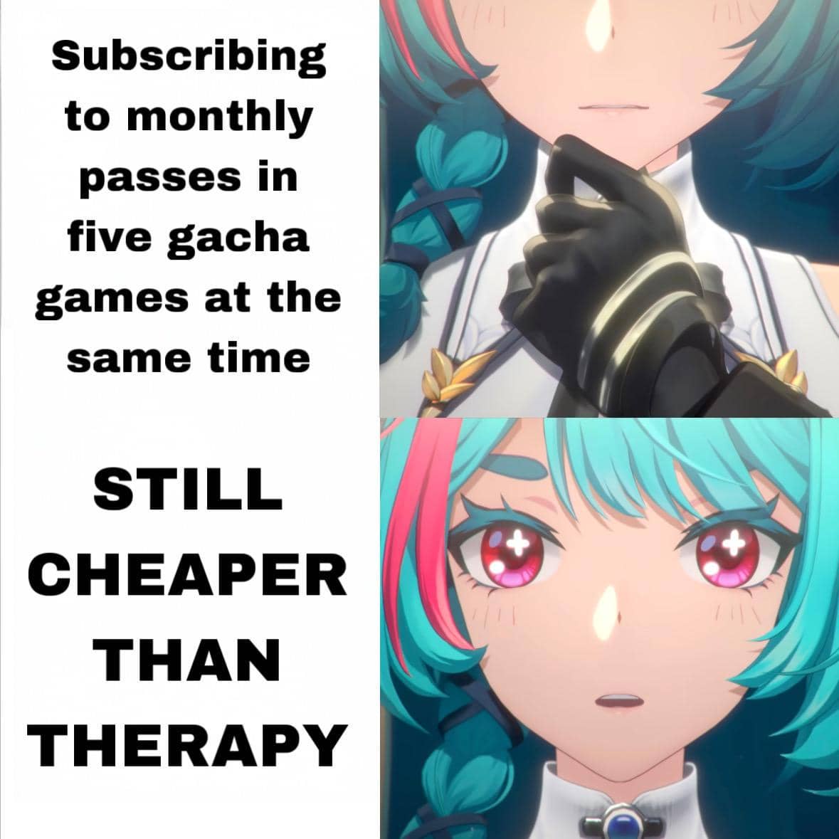 meme anime tentang terapi