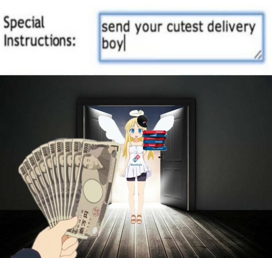meme anime tentang kurir
