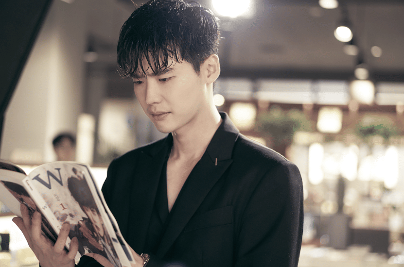 Lee Jong Suk di drama W: Two Worlds