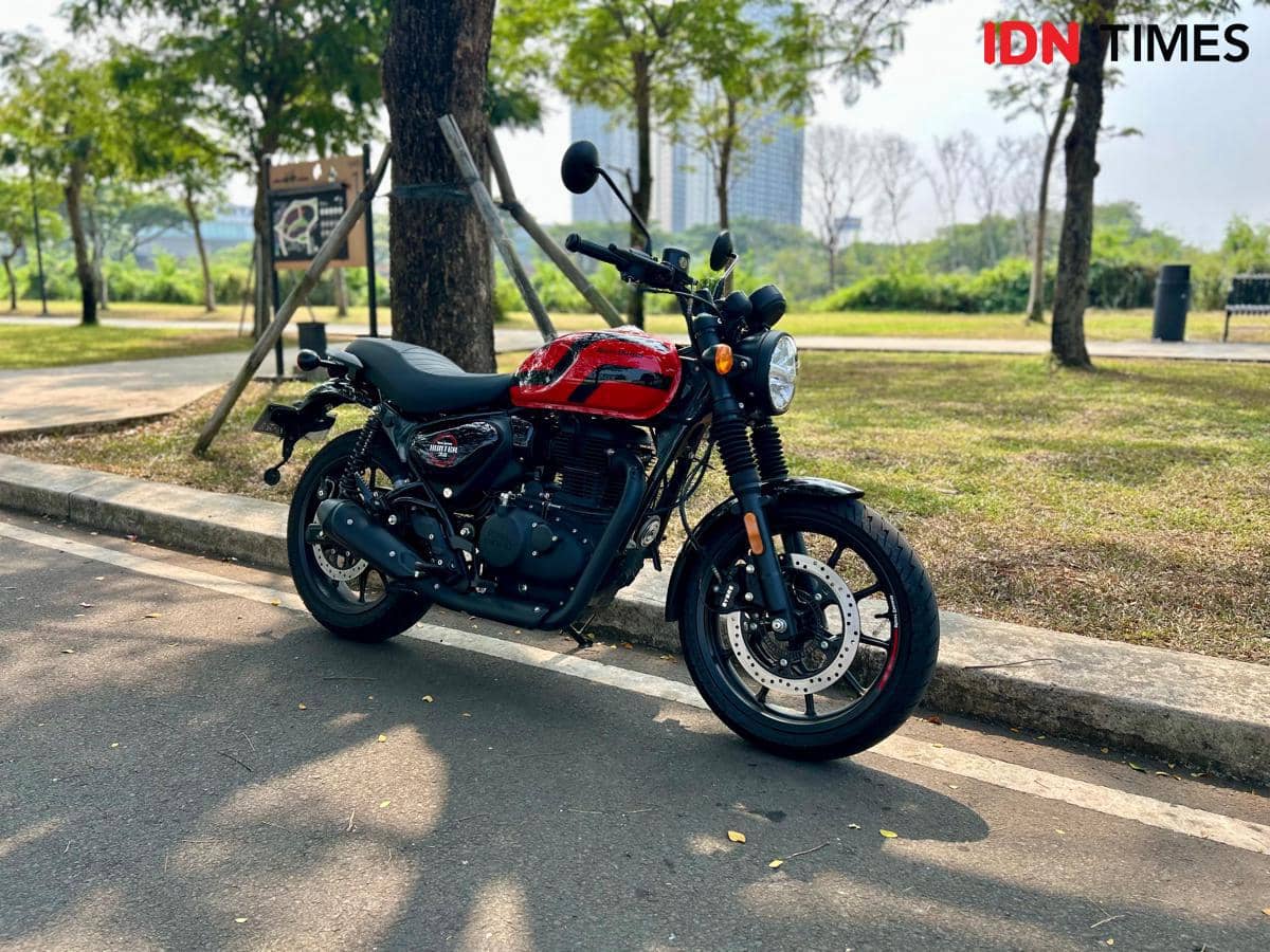 Review Royal Enfield Hunter 350 London Red, Makin Menarik buat Harian