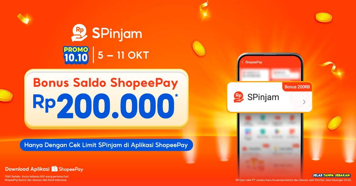 Gambar Pendukung - Cek Limit SPinjam di ShopeePay Bonus 200RB.jpg