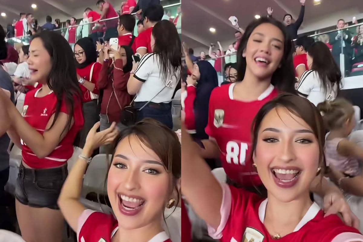 Baila no na dan Jennifer Coppen nonton final FIFA ASEAN Cup 2026 di SUGBK