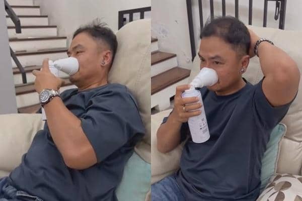 Sesak Napas Nonton Final Indonesia vs Thailand, Wendi Cagur Siaga Oksigen