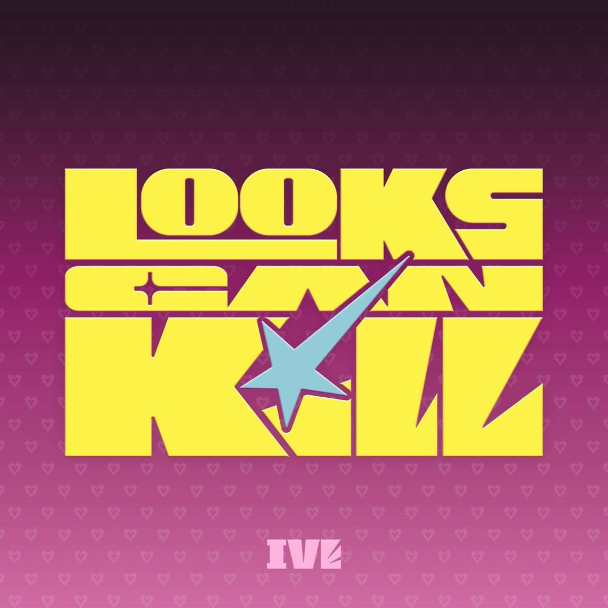 Poster mini album kelima IVE bertajuk Looks Can Kill yang dibagikan melalui akun resmi grup di X untuk pengumuman perilisan.