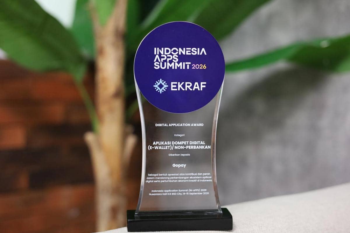 GoPay Raih 2 Apresiasi Pemerintah, Dorong Digitalisasi dan Investasi