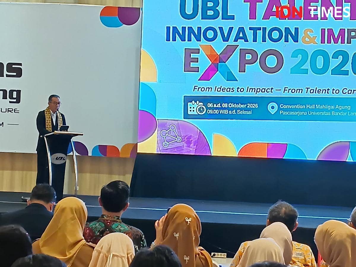 Universitas Bandar Lampung menggelar UBL Talent Innovation & Impact Expo 2026 pada 6-8 Oktober 2026 di Convention Hall Mahligai Lampung. (IDN Times/Martin L Tobing).