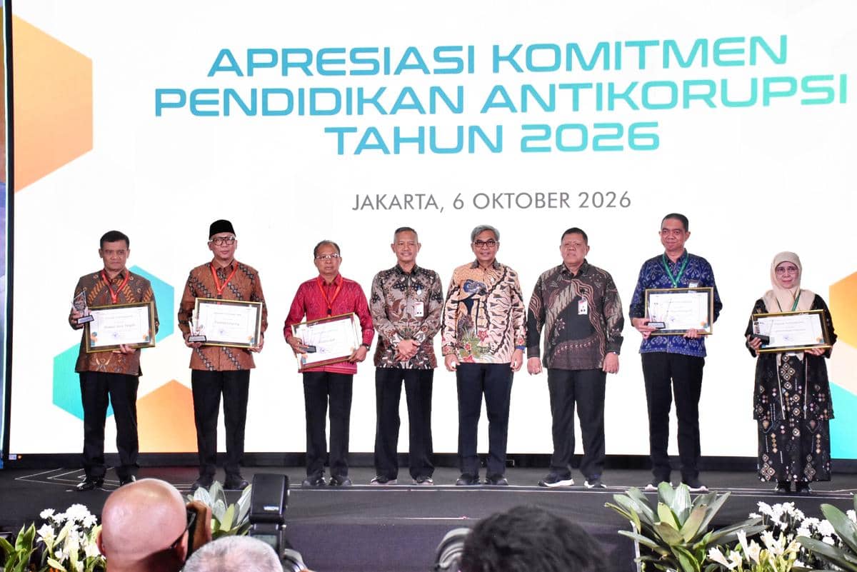 Peluncuran Indeks Integritas Pendidikan 2026 di Gedung Juang, Gedung Merah Putih KPK, Jakarta. 