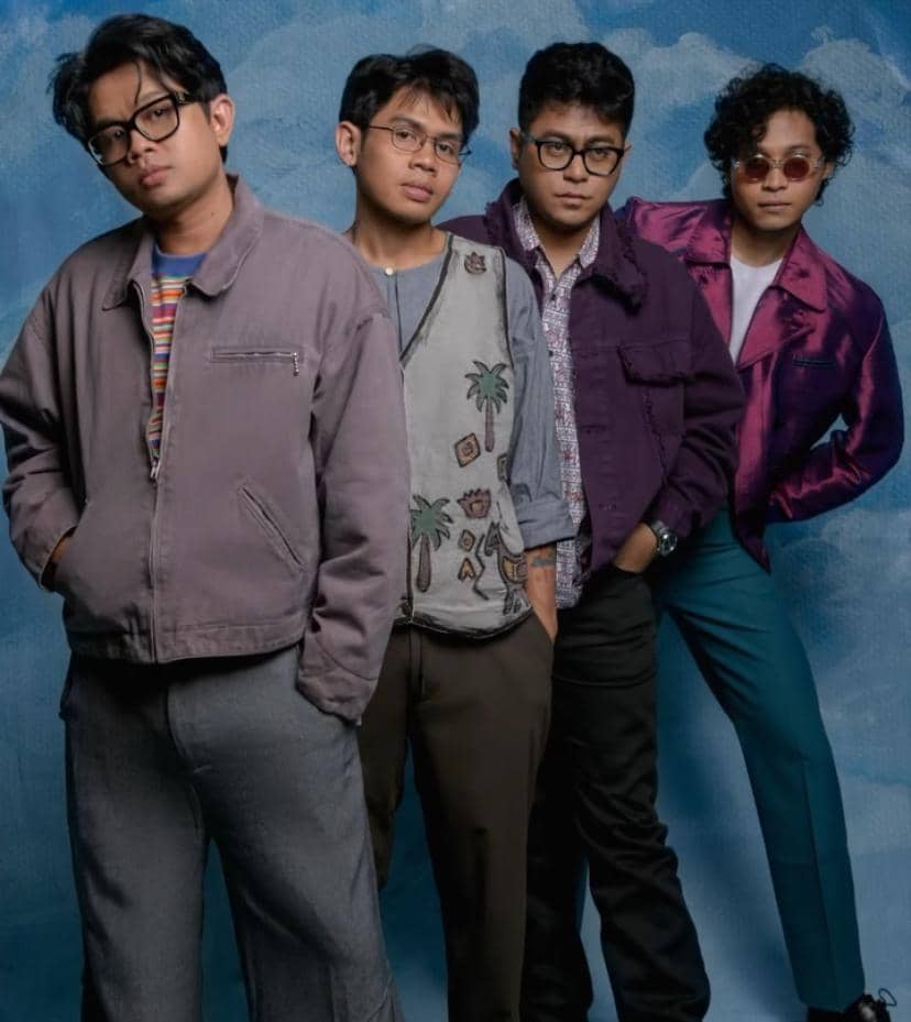 Potret grup band Juicy Luicy yang diunggah melalui akun Instagram resmi mereka, menampilkan para personelnya.